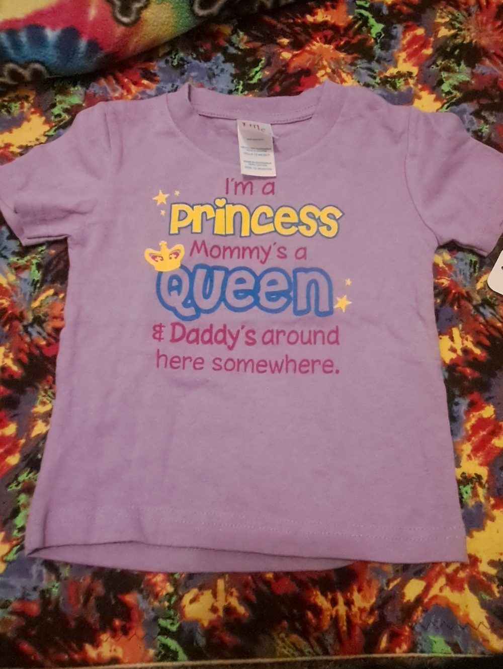 New Little Girls Princess Graphic Tee
